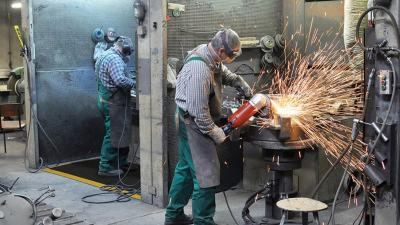 NoTrax fire-retardant mats are good for grinding and welding areas and other industrial worksites.