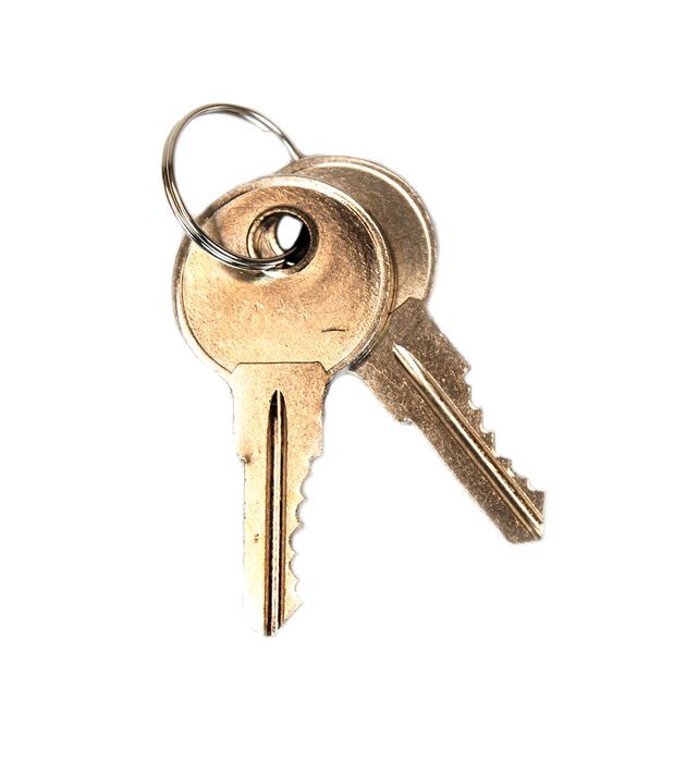 Paddle Handle Replacement Keys for Safety Cabinets, Sure-Grip® EX, Set of 2, Lock No. CH545 - 25998