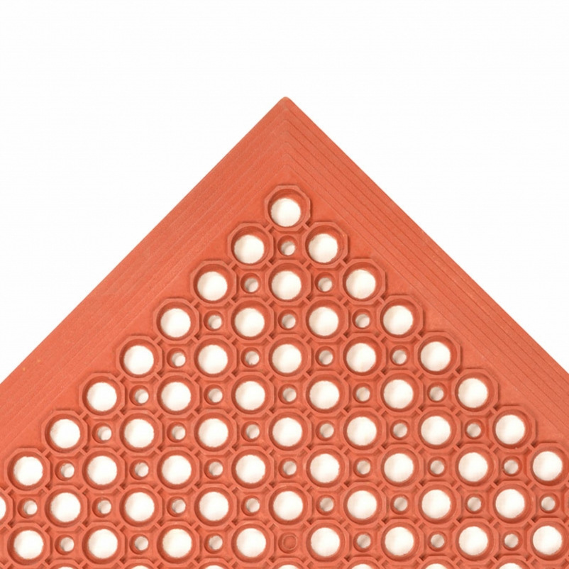 Durable Red Drainage Anti-Fatigue Mat Sanitop® 562RD